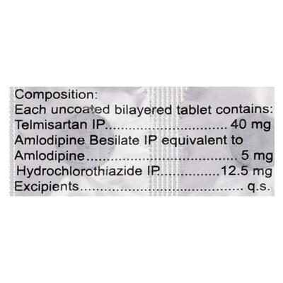 Eritel Trio Tablet 15'S - Hypertension-Ang