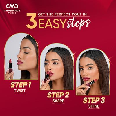 Charmacy Milano Diamond Rush - Ruby 78 3.8 gm - Lipsticks