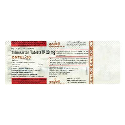 ONTEL 20 Tablet 10's - Hypertension-Ang