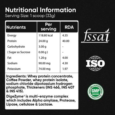 Fitspire Advanced Isolate Gold Whey Protein 60 Servings Coffee 2000 gm - Whey Proteins