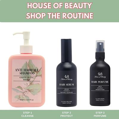 House of Beauty Intensive Hair Growth Serum with Sunscreen For Dry, Frizzy & Dull Hair 100ml - Hair Serums