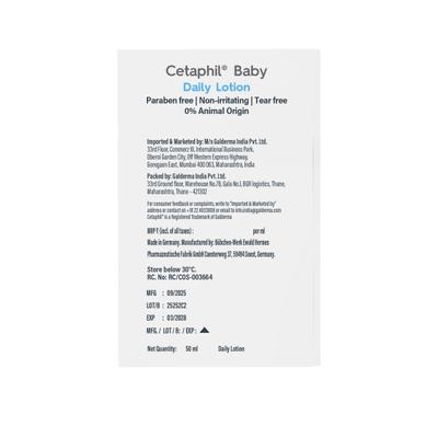 Cetaphil Baby Daily Lotion 50 ml - Creams, Lotions & Oils