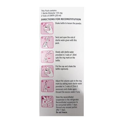 DISTACLOR 125mg Oral Suspension 60ml - Bacterial Infections-Cep