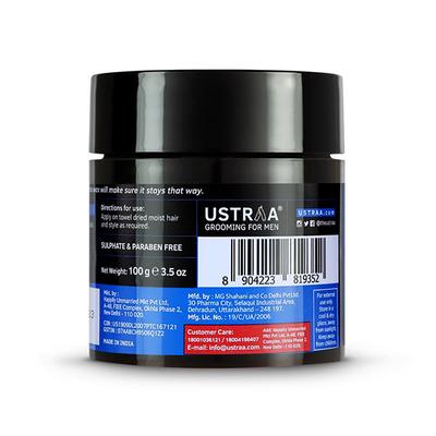 Ustraa Hair Wax Strong Hold for Men - Matte Look 100 gm - Hair Gels & Waxes