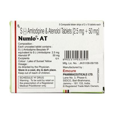 Numlo AT Tablet 15'S - Hypertension-Bet