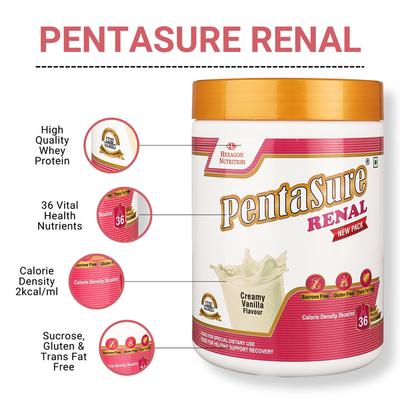 PentaSure Renal Powder - Vanilla Flavour 400 g - Daily Health Drinks