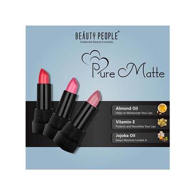 Beauty People Pure Matte 123 Mauve On 3.8 gm - Lipsticks