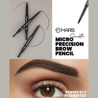 MARS Micro Precision Brow Pencil - Black 0.2 gm - Eyebrow Pencils & Enhancers