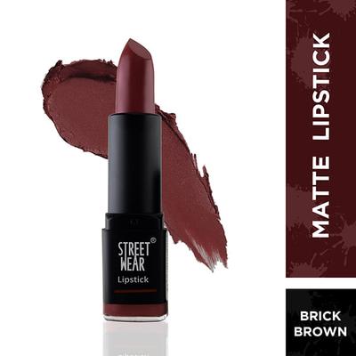 Streetwear Matte Lipstick - Brick Brown 4.2 Gm - Lipsticks