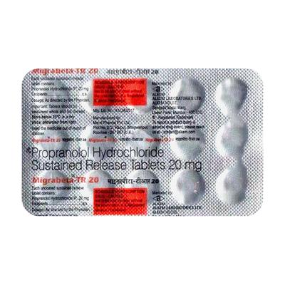 MIGRABETA TR 20 Tablet 15's - Hypertension-Bet