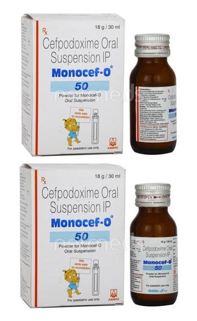 Monocef O 50mg Dry Syrup 30ml - Bacterial Infections-Cep