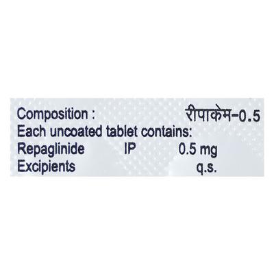 REPACHEM 0.5 Tablet 10's - Diabetes-Ant