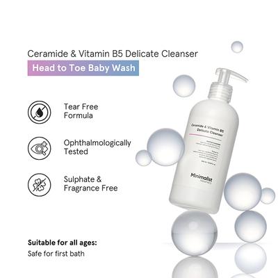 Minimalist Pediatrics Ceramide & Vitamin B5 Delicate Cleanser 400 ml - Baby Body Wash