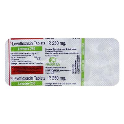 LEVONOX 250 Tablet 10's - Bacterial Infections-Qui
