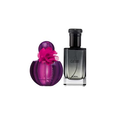 Ajmal Senora EDP Floral Spicy Perfume And Carbon EDP Citrus Spicy Perfume 175 ml - Perfumes (Edt/Edp)