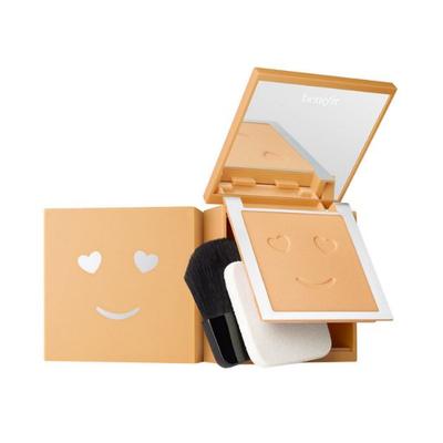 Benefit Cosmetics Hello Happy Velvet Powder Foundation -5 - Medium neutral warm 7 gm - Compact Powder