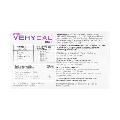 Vehycal New (Non-Veg) Tablet 10's - Supplements-Cal