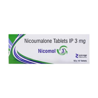 NICOMOL 3 Tablet 10's - Blood Clot-Ant