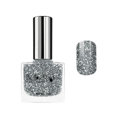 Bella Voste Glitter Nail Paint Silver(60) 10 Ml - Nail Polish
