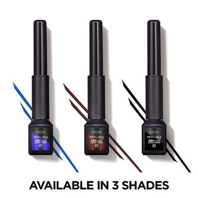 LOreal Paris Infaillible Grip 24H Matte Liquid Liner - 03 Brown 5.7 gm - Eyeliners