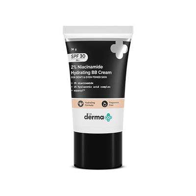 The Derma Co. 2% Niacinamide Hydrating Bb Cream with 1% Hyaluronic Acid Complex & Aquaxyl ,01 - Ivory 30 gm - Bb & Cc Creams