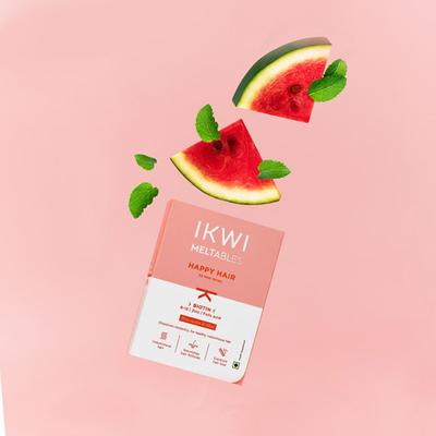 IKWI Happy Hair Meltables With Biotin, Zinc & Vitamin B12 1's - Hair & Skin
