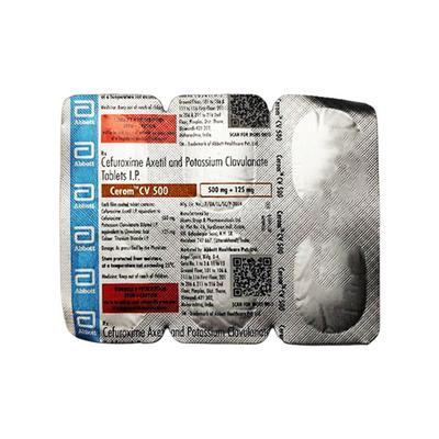 Cerom CV 500mg Tablet 6'S - Bacterial Infections-Cep
