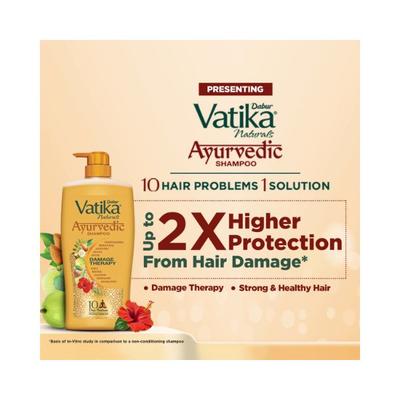 Dabur Vatika Naturals Ayurvedic Shampoo 1000 ml - Shampoos