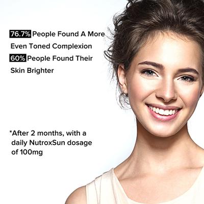 Truebasics Glutathione with Nutroxsun, Biotin and Vitamin E, for Healthy And Youthful Skin, Clinically Researched Ingredients, 30 Glutathione Tablets 1's - Hair & Skin