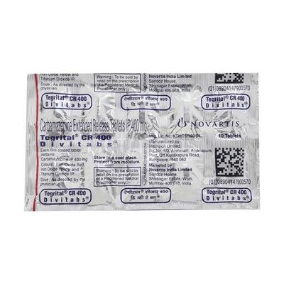 Tegrital CR 400mg Tablet 10'S - Epilepsy/Convulsion-Ant