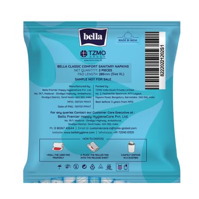 Bella Classic Comfort Breathable Softi Maxi Sanitary Pads 2's (Sample) - Sanitary Napkins