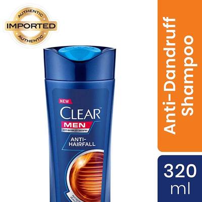 Clear Men Anti-Hair Fall Anti-Dandruff Shampoo with Vitamin B3 & Taurine 320 ml - Shampoos
