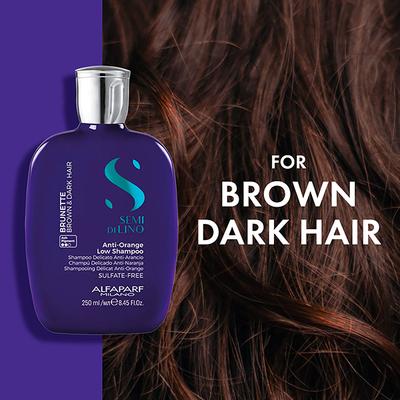 Alfaparf Milano Brunette Intense Anti-Orange Low Shampoo 250 ml - Shampoos