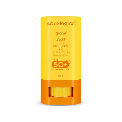 Aqualogica Glow + Dewy Sunstick With Papaya & Vitamin C 20 gm - Face Sunscreen