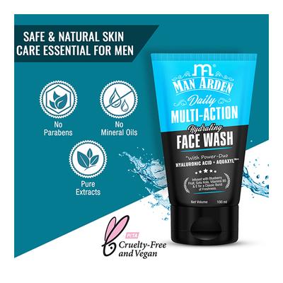 Man Arden Daily Multi-Action Hydrating Face Wash 100 ml - Face Washes