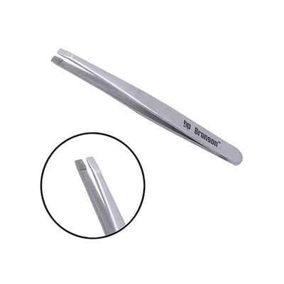 Bronson Professional Tweezer Plucker With Square Tip 1's - Nail Care