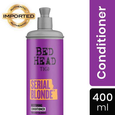 Bed Head Tigi Serial Blonde Restoring Conditioner for Blonde Coloured and Damaged Hair 400 ml - Conditioners
