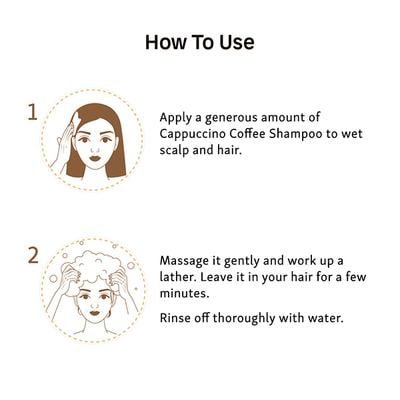 Mcaffeine Naked & Raw Cappuccino Coffee Shampoo 250 ml - Shampoos