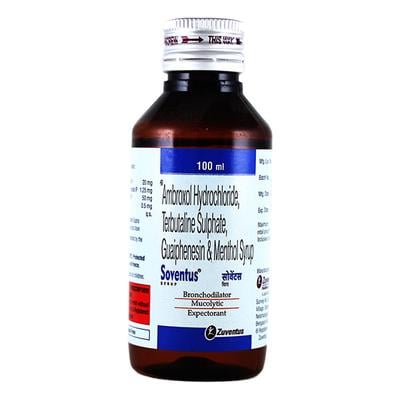 Soventus Syrup 100ml - Cough And Cold-Cou