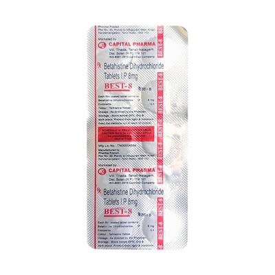 BEST 8 Tablet 10's - Vertigo-Ant