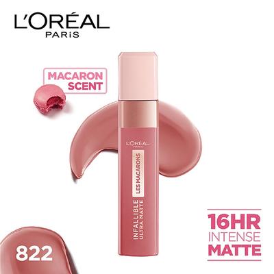 L'Oreal Paris Infallible Ultra Matte Liquid Lipstick, Les Macarons, 822 Mon Caramel 5 Gm - Liquid Lipsticks