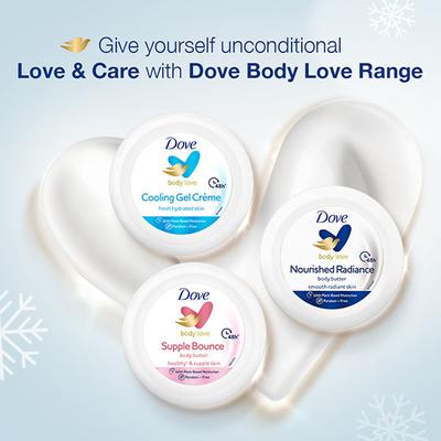 Dove Body Love Nourished Radiance Body Butter Paraben Free 235 gm - Body Butter