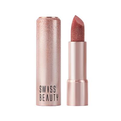 Swiss Beauty More Than Glitter Lipstick -Sparkle Gold 3 gm - Lipsticks