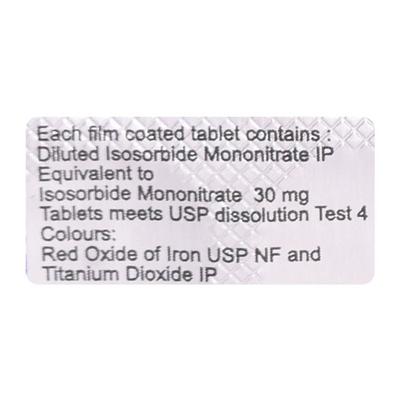 Isonorm SR 30mg Tablet 10'S - Angina