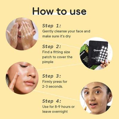 Quench Botanics Mama Cica Zit Away Treatment Patches 10 g - Sheet Masks