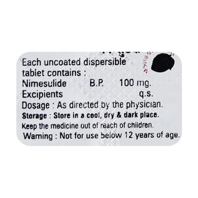 NIMSUTECH Tablet 10's - Pain relief-Nsa