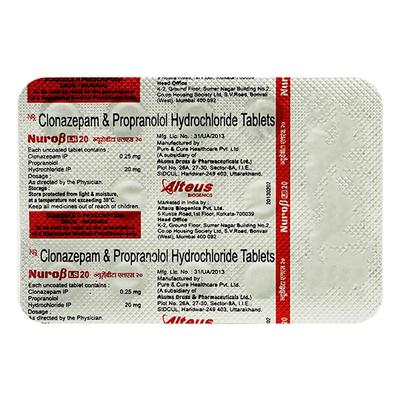 NURO BETA LS 20 Tablet 15's - Anxiety-Anx