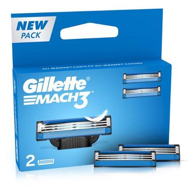 Gillette Mach 3 Cartridges 2's - Razors & Cartridges