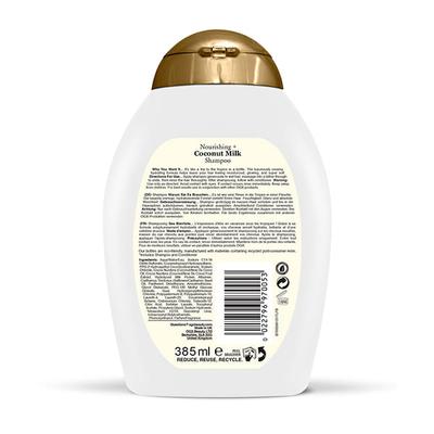 Ogx Nourishing Coconut Milk Shampoo 385 Ml - Shampoos
