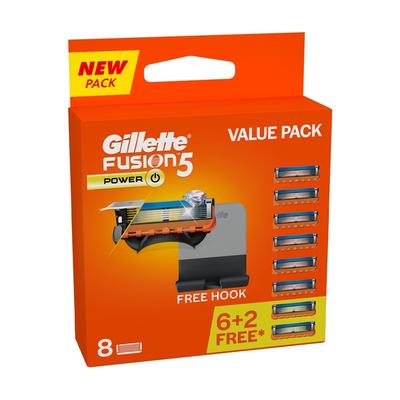 Gillette Fusion 5 Power Cartridges 8's - Razors & Cartridges